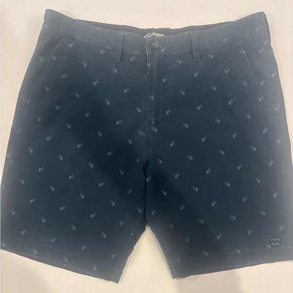 Billabong Mens Shorts Size 36 Blue Pattern Recycler Crossfire Submersibles *Read